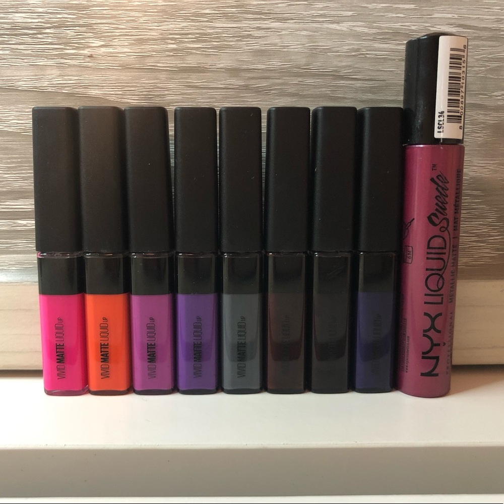 Maybelline and Nyx Liquid Lipstick Bundle